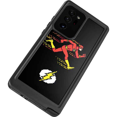 DC Comics The Flash Pixelated Running Pose Galaxy Note20 Ultra 5G Waterproof Case
